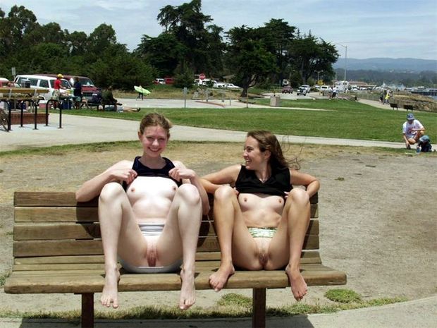 naked at the park