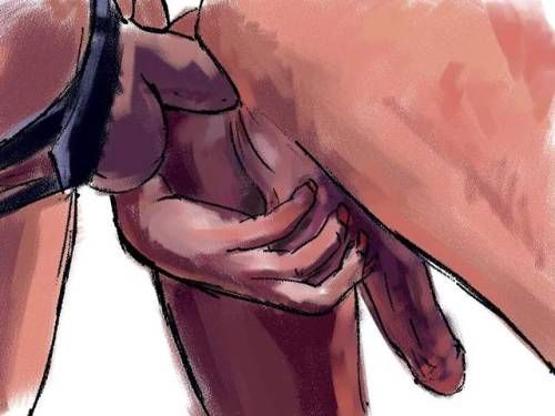 Art of strapon woman pegging man passion
