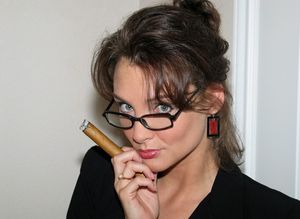 Nothing like a hot woman and a cigar