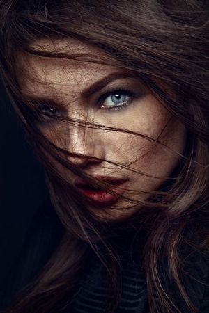 Brunettes with real freckles are especially rare -- and gorgeous!