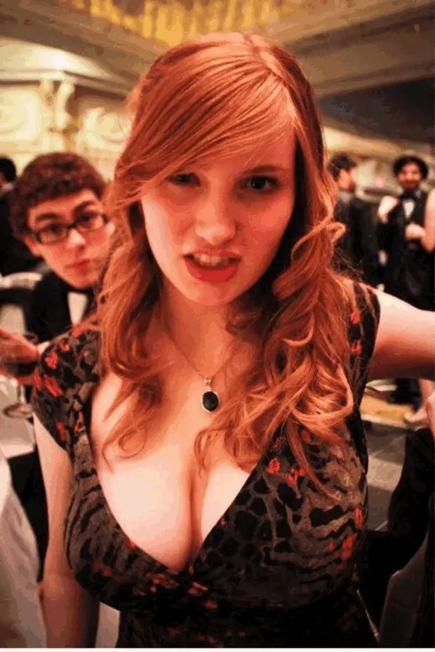 Chesty redhead