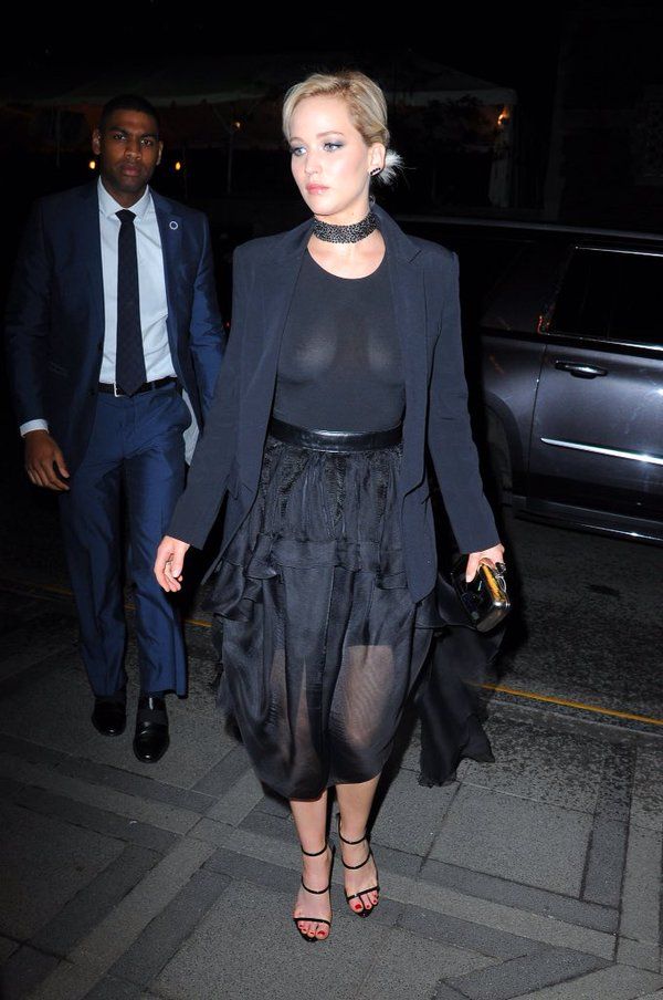 Jennifer Lawrence see through boobs