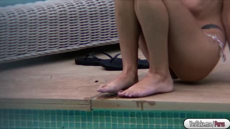 Blonde teen Eliza Jane gets fucked after swimming