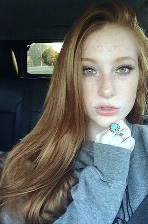 Redhead selfie non-nude