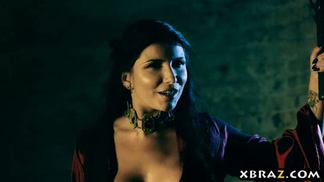 Game of Thrones xxx parody dungeon fuck with the red witch
