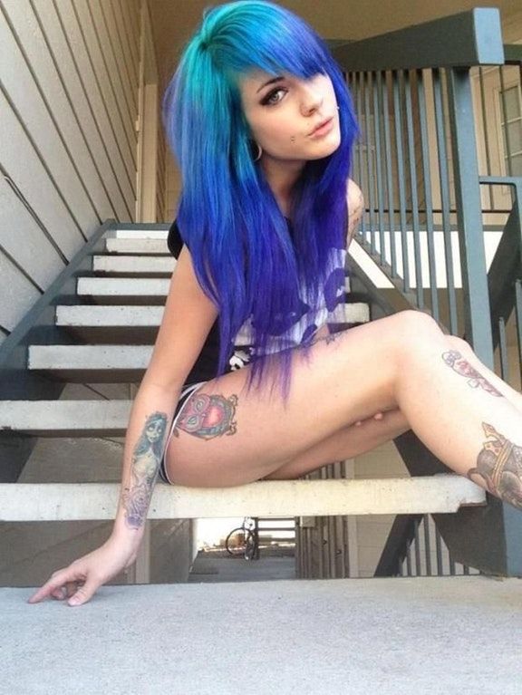 Blue Hair Emo