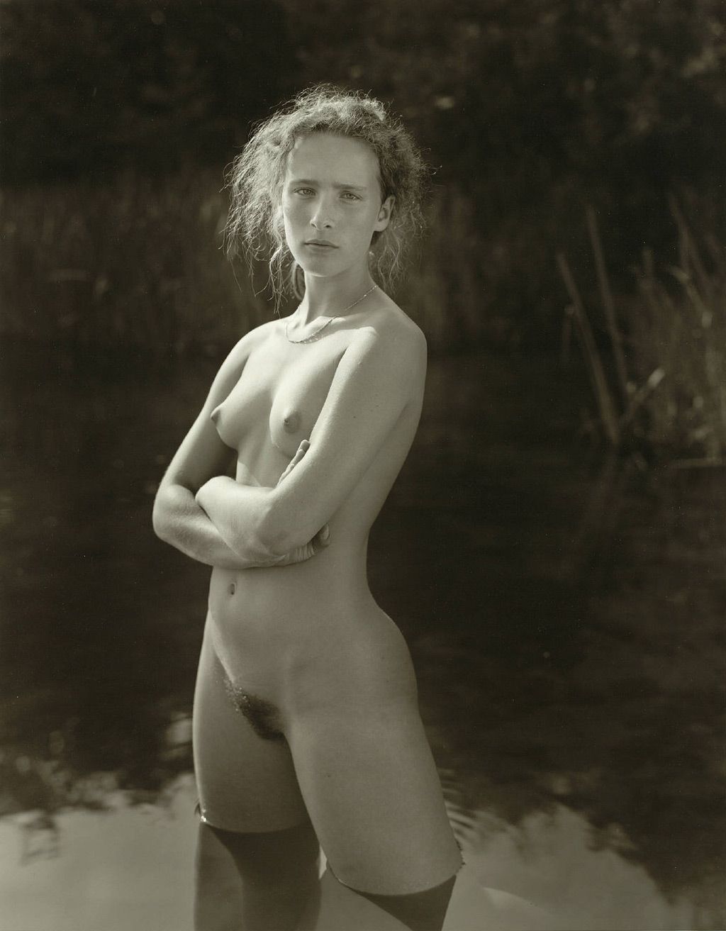 taking a dip