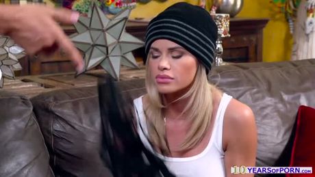 Gorgeous busty thief intensely fucked after she gets caught