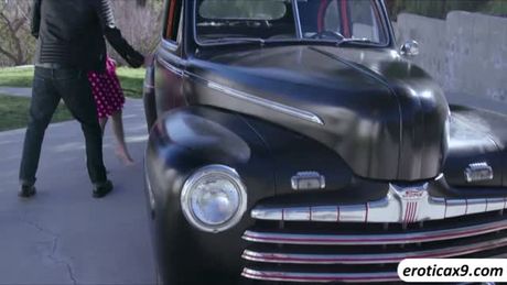 See what happens when brunette babe Lily Jordan gets visited by bad y Lucas in her place and the two turns horny for each other that they