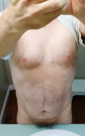 My BF doing a selfie