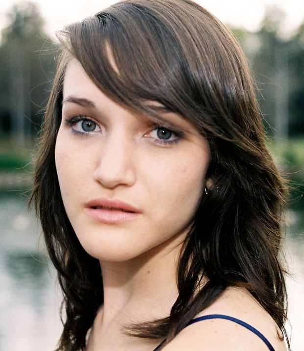 Beautiful brunette with deep eyes