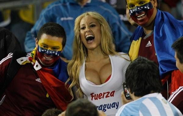 Paraguayans have the hottest fans