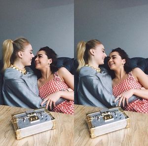 Maise Williams and Sophie Turner