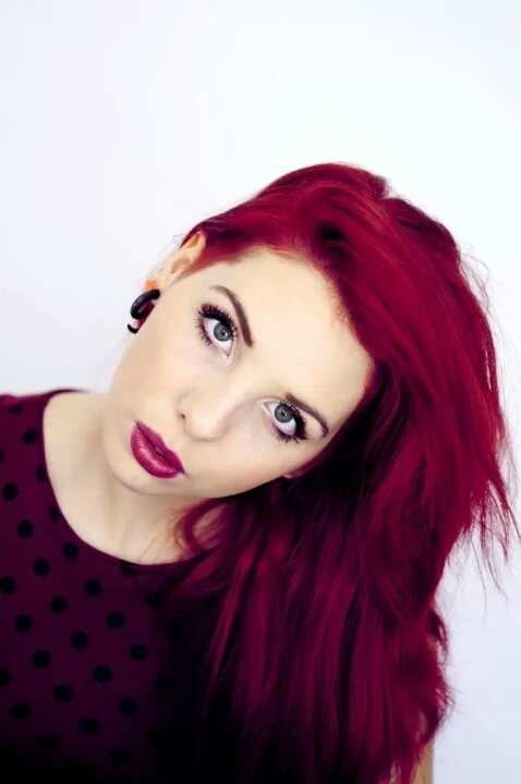 @Dyed hair