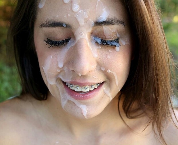Blinded by cum