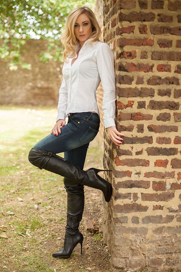 jeans and boots
