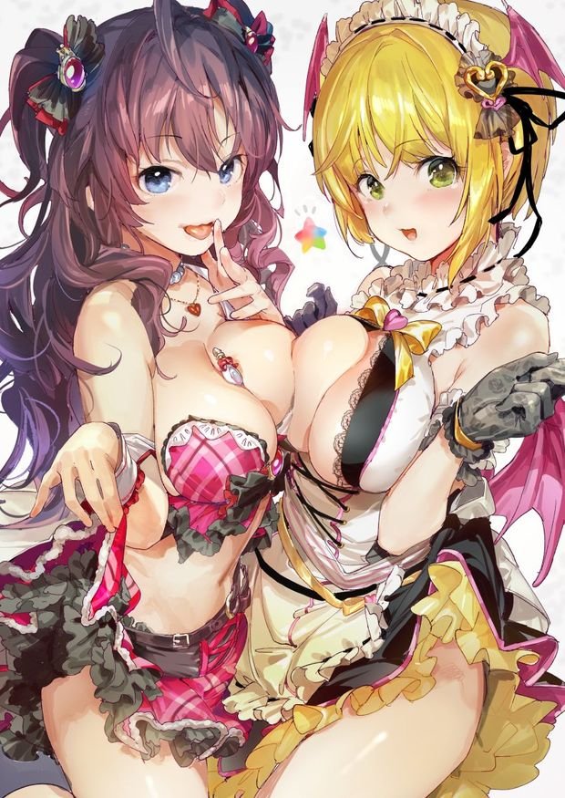Idolmaster Cinderella GirIs - Ichinose Shiki and Miyamoto Frederica - by Souji Hougu