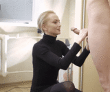 hot russian gets a face load