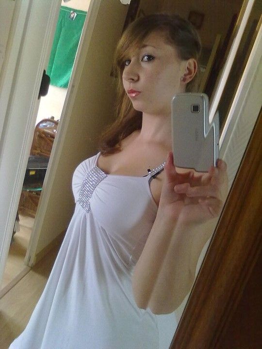 blonde teen lingerie self
