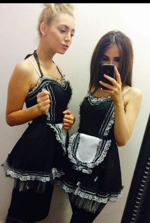 Dressed up for a party...