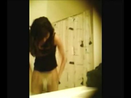 Arab stepsister 19 caught on spy camera