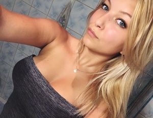 Beauty amateur tits in dress