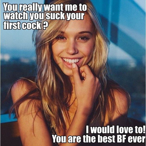 gf watching you suck cock