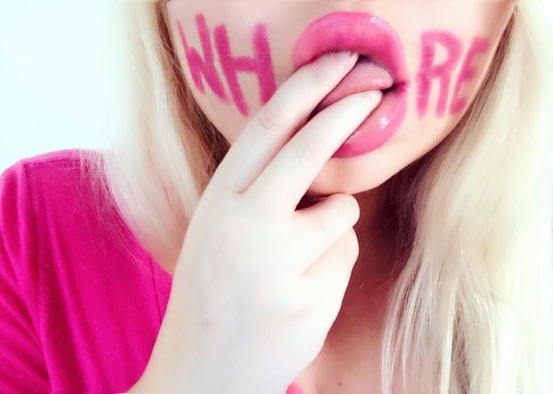 That sexy bimbo mouth