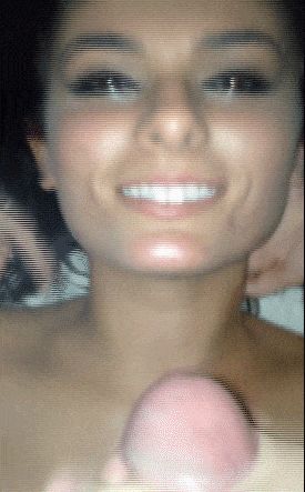 "On my face and mouth"