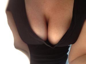 I can see down your shirt