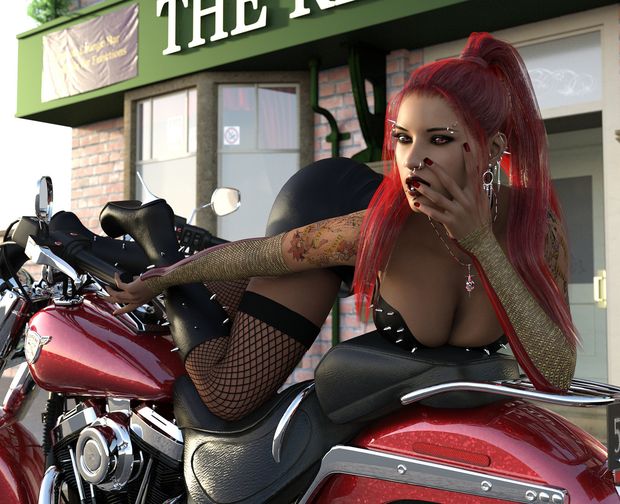 Hot goth
