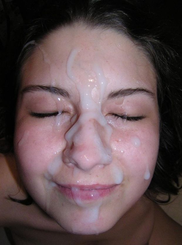 Closed eyes facial