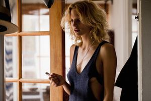 Beautiful girlfriend without a bra