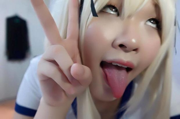 Asian ahegao