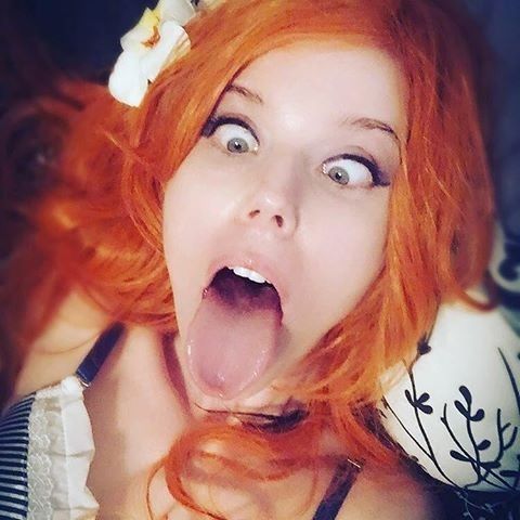 Wide eye ahegao