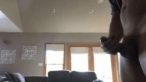 Chinese cock shooting ropes of cum