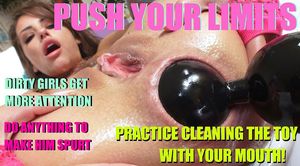 Stretch your holes as wide as you can.
