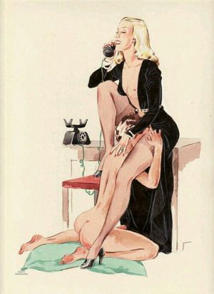 Pleasing the blond Mistress