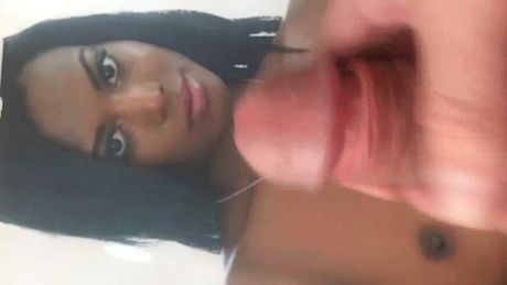 Blackbeauty likes to eat my creamy sperm and she wants more and more!