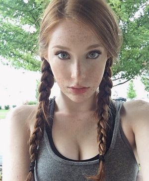 Madeline's gorgeous eyes & tits