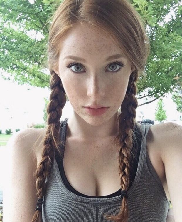 Madeline's gorgeous eyes & tits