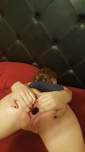 Widening the entrance.