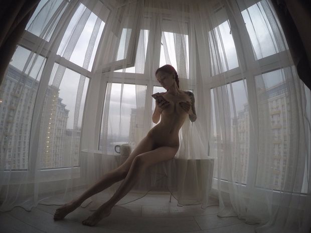 Window pose Poppy__Parker