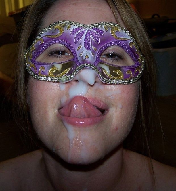 cum for a masked lady