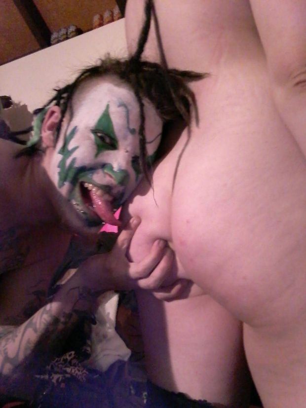 clown grab-ass