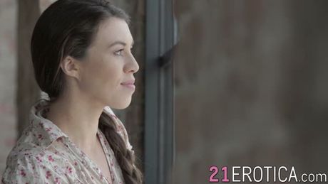 Small tits slutty chick Tiffany Doll banged by Lutros pole