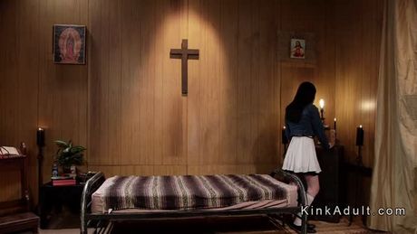 Two sisters anal punished nun