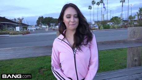 Teen Quinn Takes Her Wet Pussy Out For Some Public Masturbation