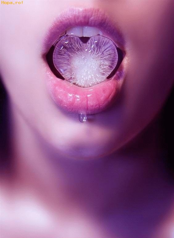 Hit mouth
