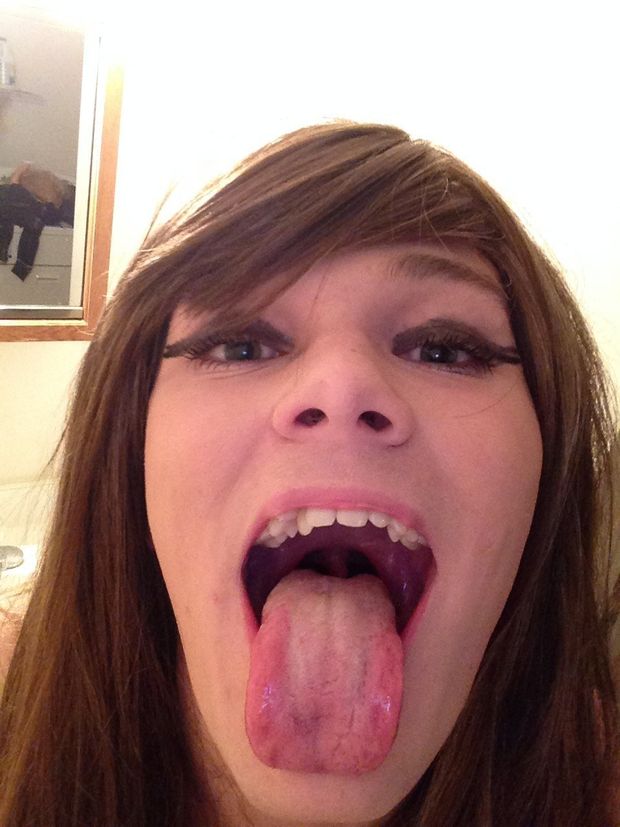 Slut needs a thick load all over her.